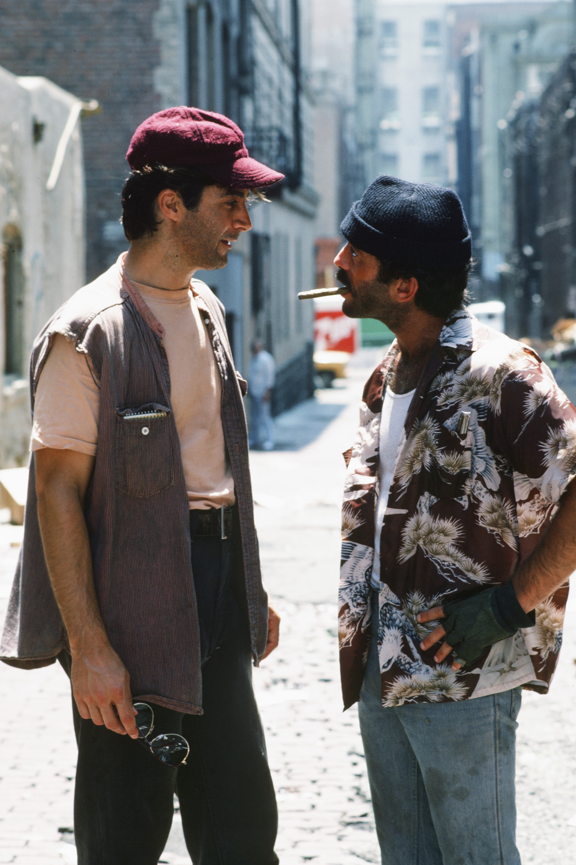 Still of Leo Rossi and Bruce Weitz in Hill Street Blues (1981)