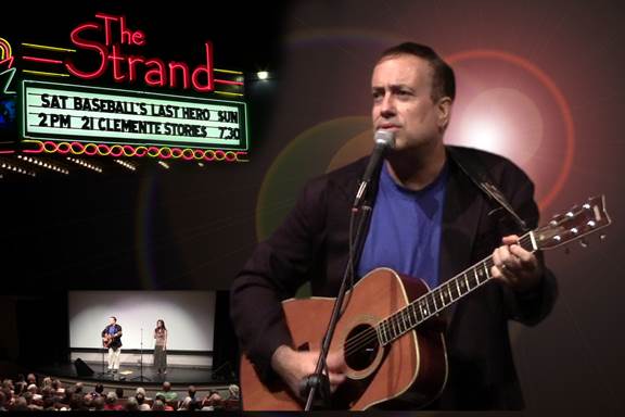 Photo collage from Richard Rossi's performance at Pittsburgh premiere of 