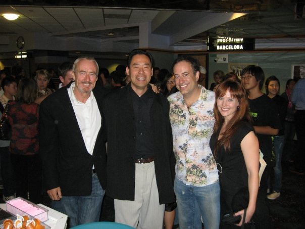 L to R: Actor Sean Lawlor, Director Tim Chey, Richard Rossi, and Nicole Kingston at Hollywood premiere of 