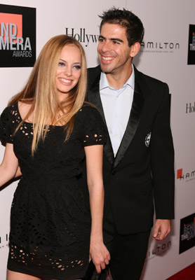 Bijou Phillips and Eli Roth