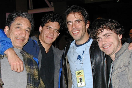 David Hess, Bo Hess, Eli Roth, and Rider Strong at the San Francisco Film Festival party for 