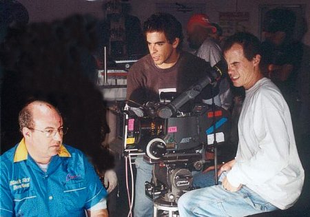 Eli Roth (center) and Scott Kevan (at camera) lead Jeff Hoffman to his death in 