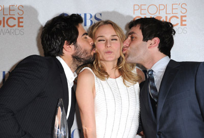 Eli Roth, B.J. Novak and Diane Kruger at event of The 36th Annual People's Choice Awards (2010)