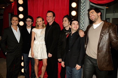 Quentin Tarantino, Lawrence Bender, Samm Levine, Eli Roth, B.J. Novak, Diane Kruger and Omar Doom at event of Negarbingi sunsnukiai (2009)