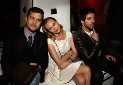 Joshua Jackson, Eli Roth and Diane Kruger at event of Negarbingi sunsnukiai (2009)