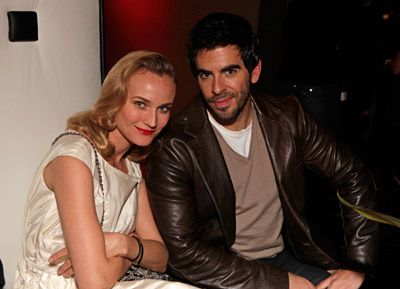 Eli Roth and Diane Kruger at event of Negarbingi sunsnukiai (2009)