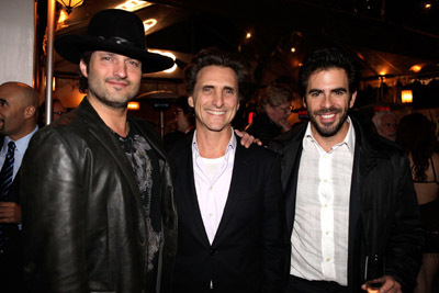 Robert Rodriguez, Lawrence Bender and Eli Roth