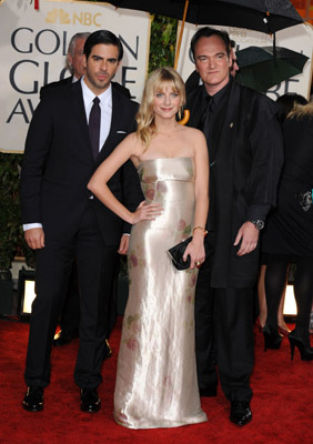 Quentin Tarantino, Mélanie Laurent and Eli Roth