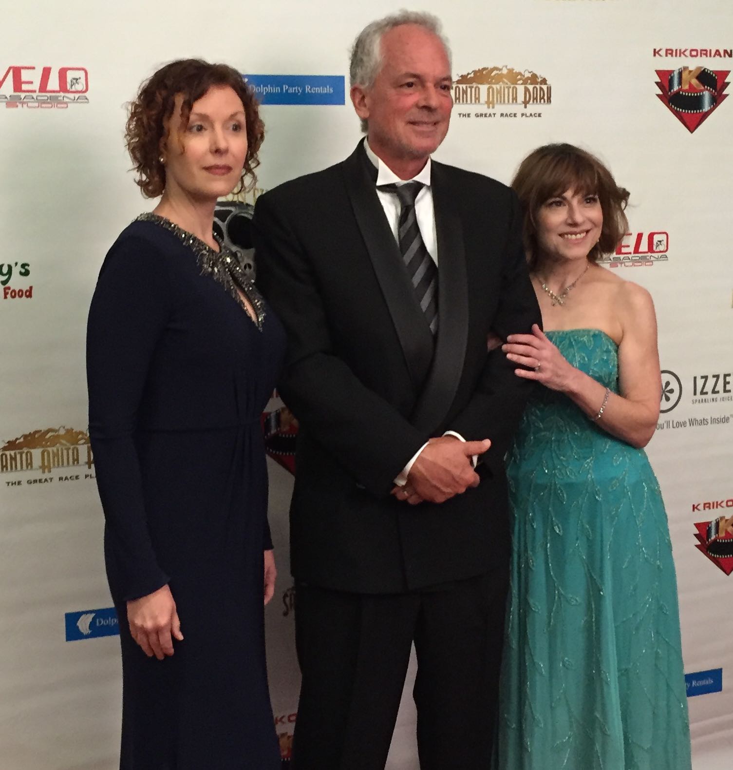 L-R Merilee Brasch, R.Rothbard, Janet Fontaine, of THE PAINTING Gala AOF 2015