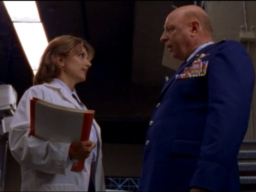 Still of Don S. Davis and Teryl Rothery in Stargate SG-1 (1997)