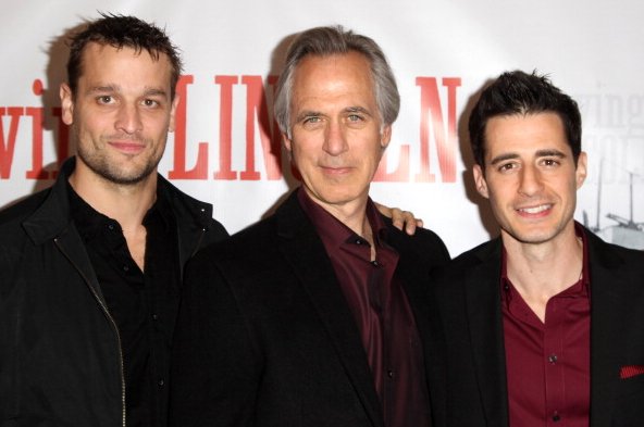 (L-R) Lea Coco, Tom Amandes and Jonathan Roumie attend the 'Saving Lincoln' Los Angeles premiere held at the Alex Theatre on February 13, 2013 in Glendale, California.