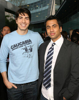 Kal Penn and Brandon Routh at event of Harold & Kumar Escape from Guantanamo Bay (2008)