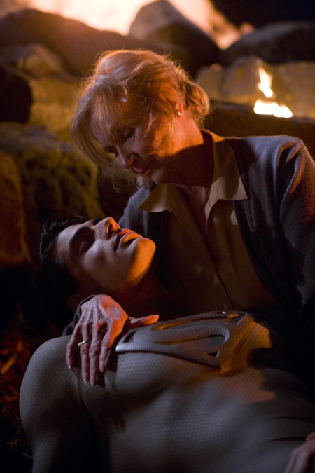 Still of Eva Marie Saint and Brandon Routh in Superman Returns (2006)