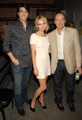 Kevin Spacey, Kate Bosworth and Brandon Routh at event of 2006 MTV Movie Awards (2006)