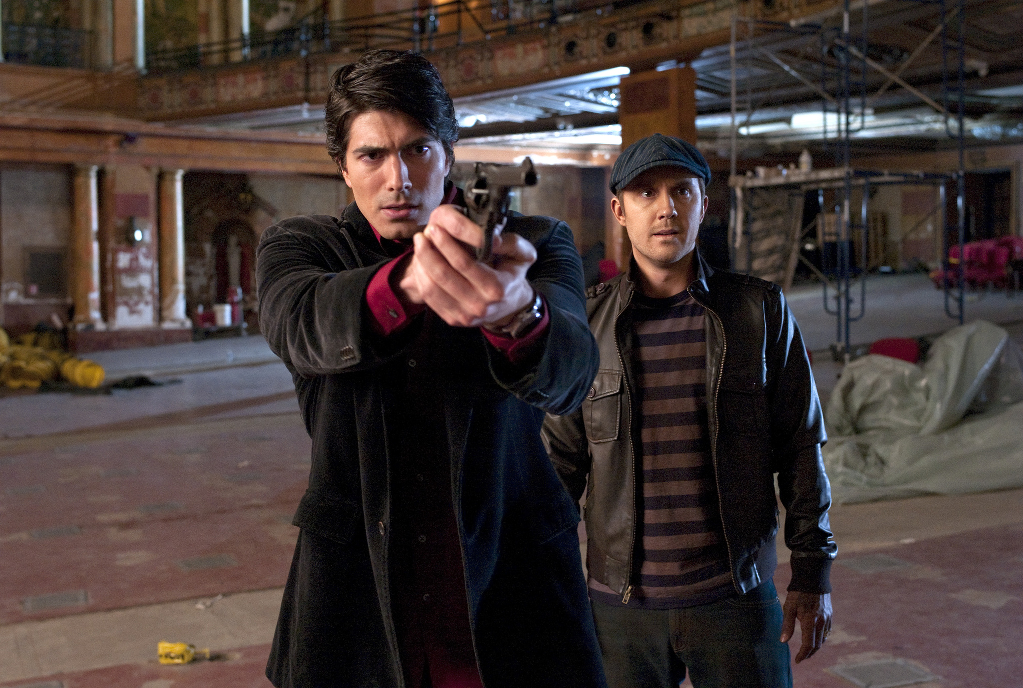 Still of Sam Huntington and Brandon Routh in Dylan Dog: Dead of Night (2010)