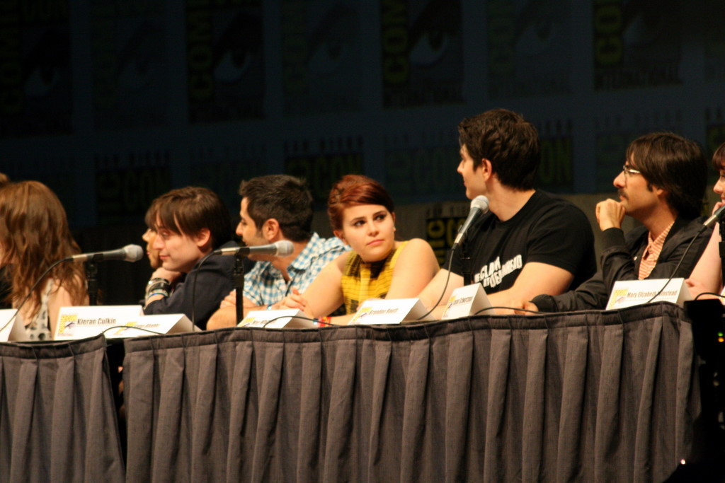 Jason Schwartzman, Brandon Routh and Satya Bhabha at event of Skotas Pilgrimas pries pasauli (2010)