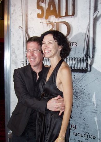 Kevin Greutert and Elizabeth Rowin at the SAW 3D premiere.