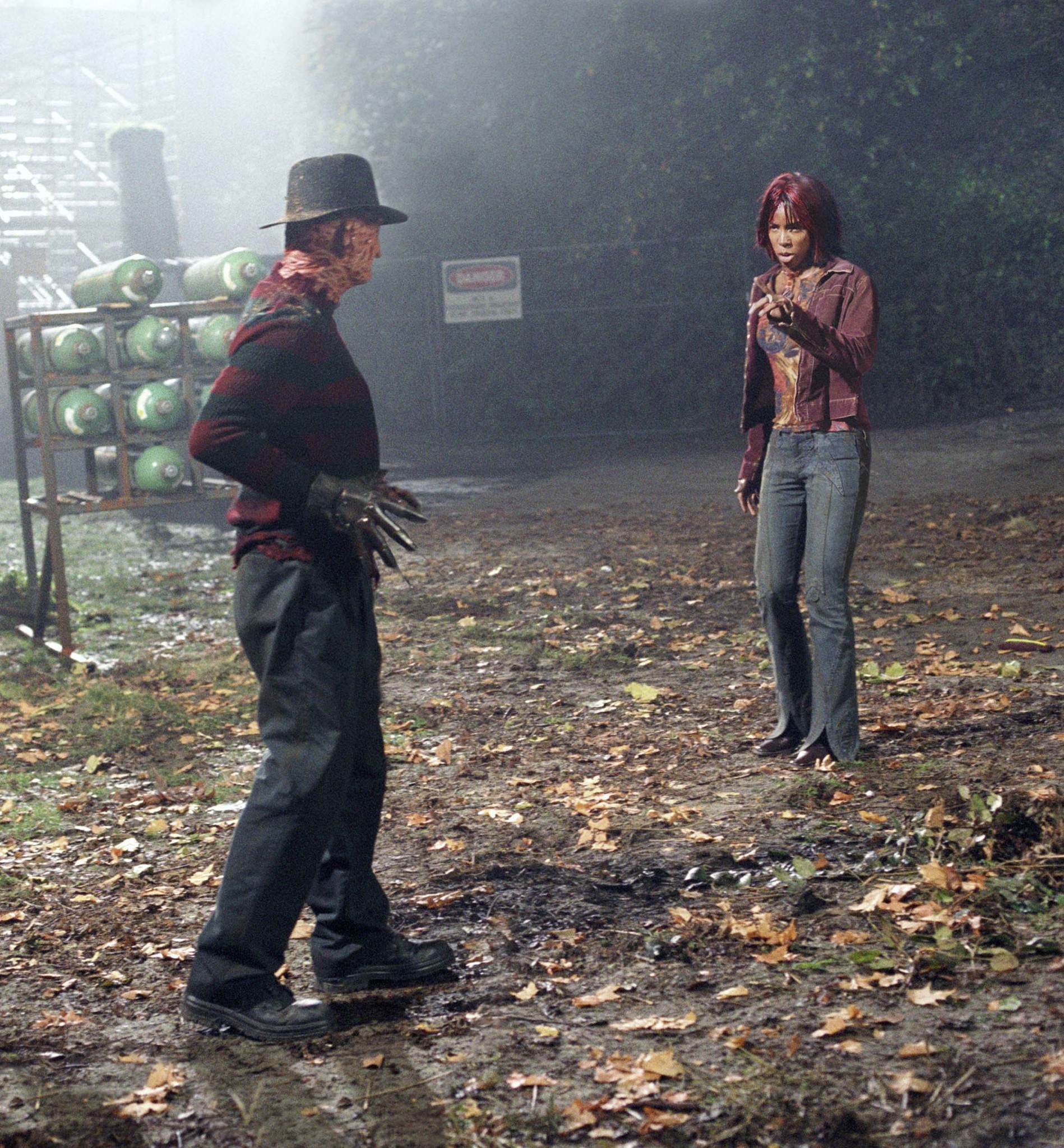 Still of Robert Englund and Kelly Rowland in Freddy vs. Jason (2003)