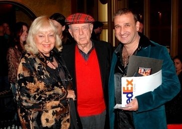 Stan Harrington with Kathleen Hughes and Stanley Rubin at the VIP room of Mann's Chinese Theater in Hollywood for the screening of 