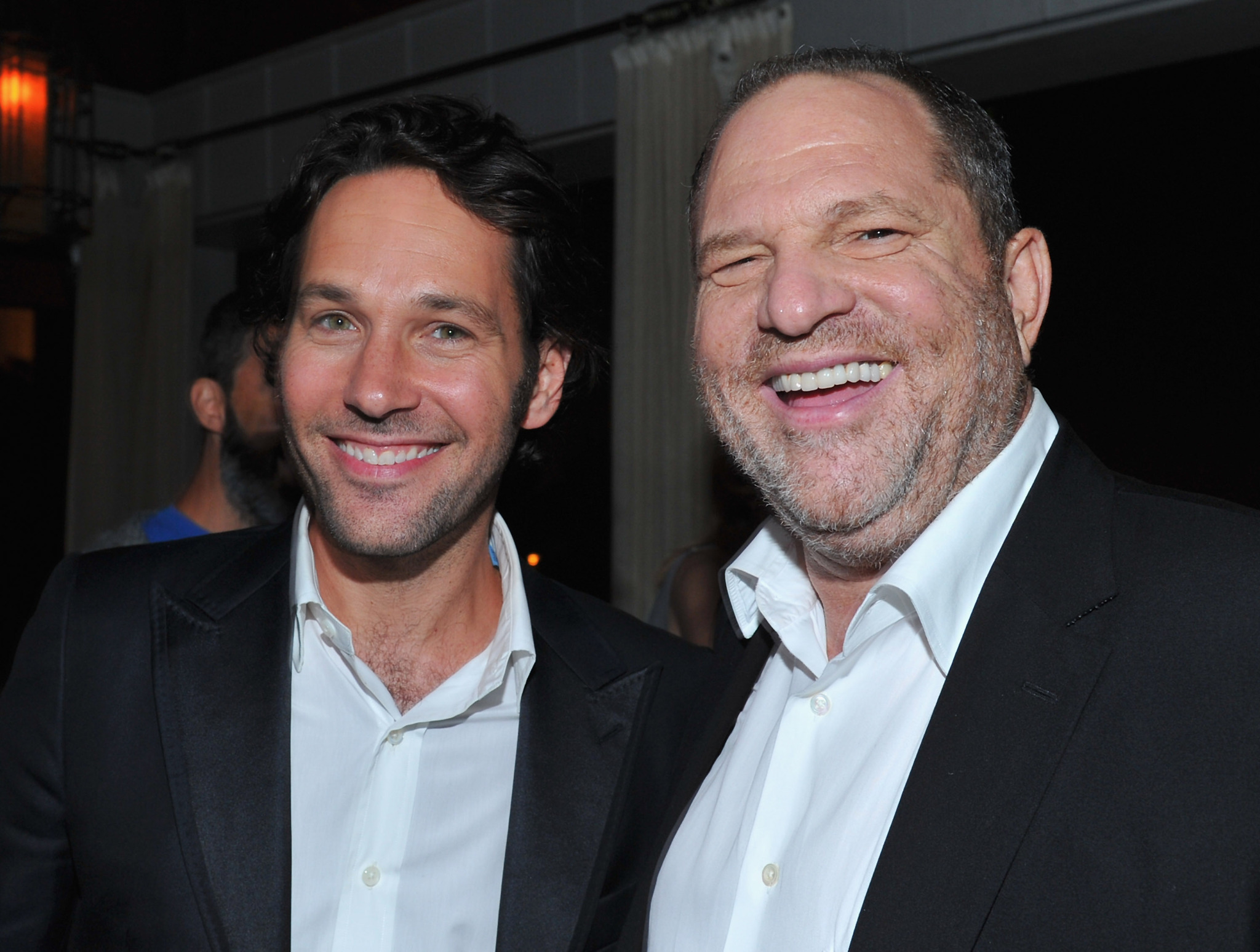 Harvey Weinstein and Paul Rudd at event of Our Idiot Brother (2011)