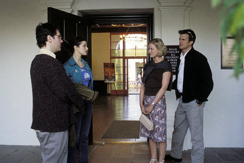 Still of Gretchen Mol, Rachel Weisz, Paul Rudd and Frederick Weller in The Shape of Things (2003)