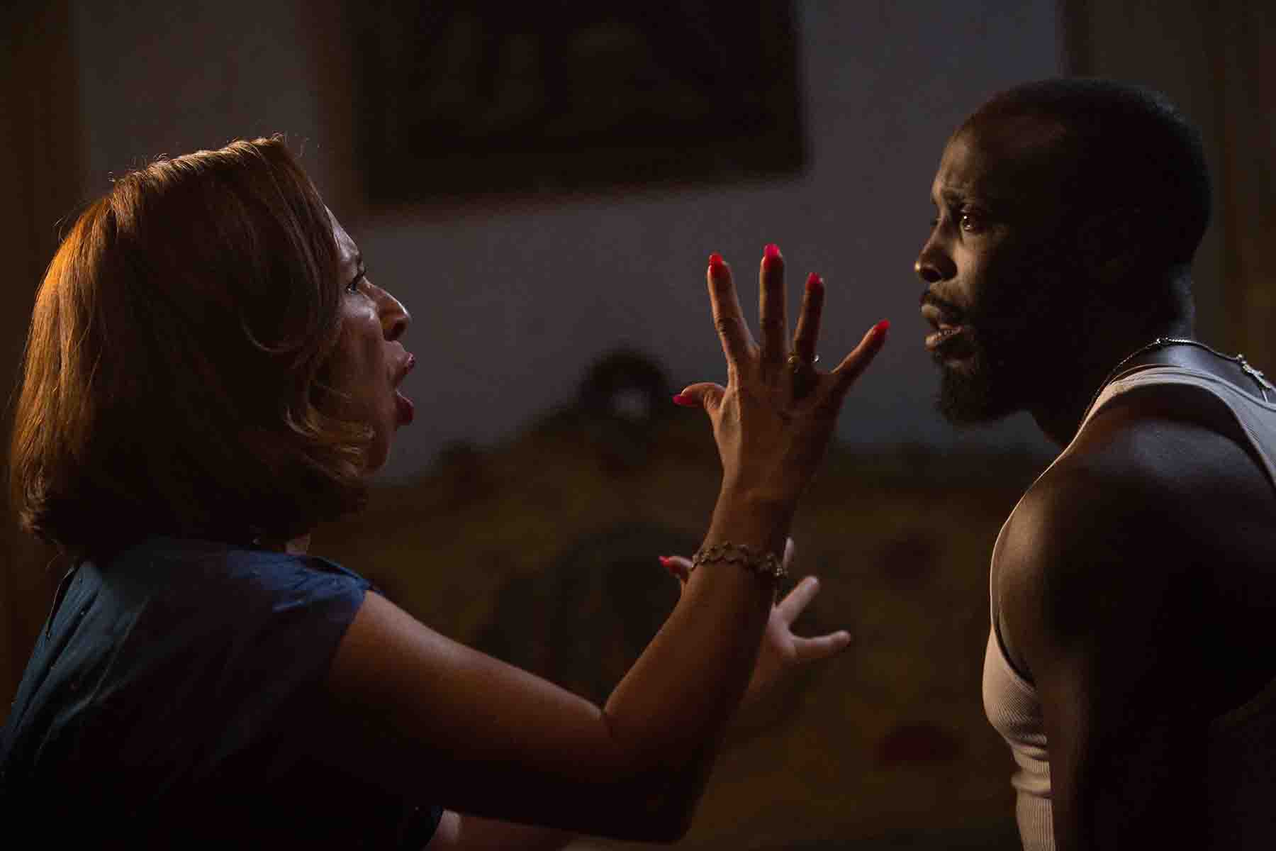 Still of Maya Rudolph and Michael Kenneth Williams in The Spoils Before Dying (2015)