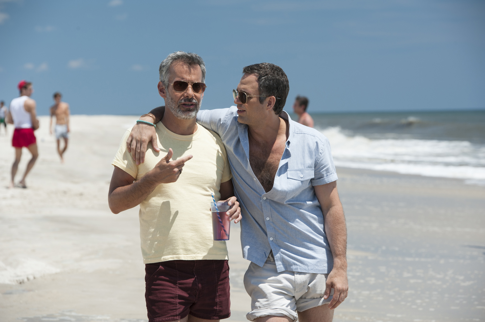 Still of Joe Mantello and Mark Ruffalo in The Normal Heart (2014)