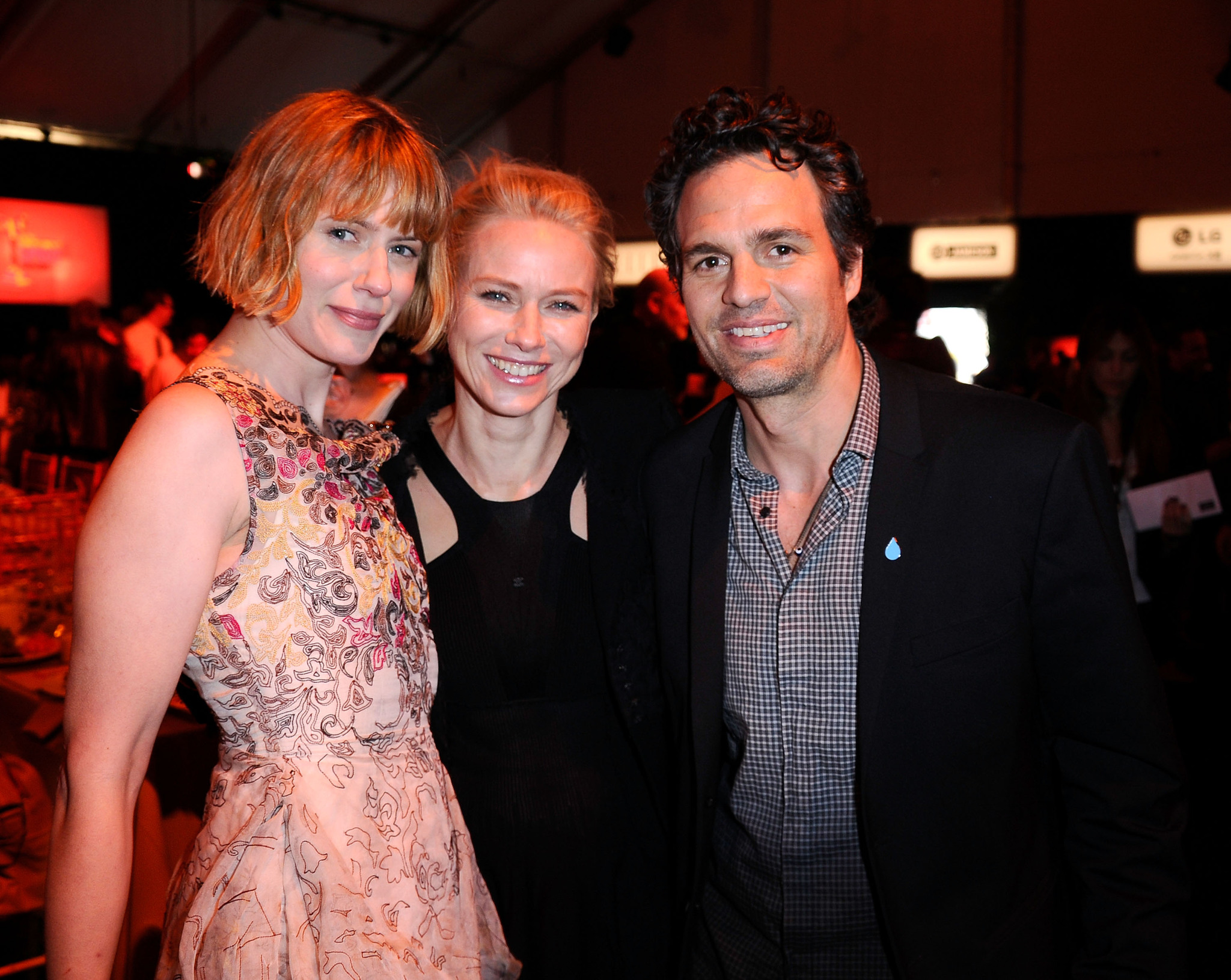 Sunrise Coigney, Mark Ruffalo and Naomi Watts