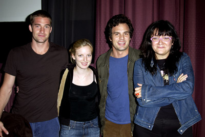 Sarah Polley, Scott Speedman, Isabel Coixet and Mark Ruffalo at event of My Life Without Me (2003)