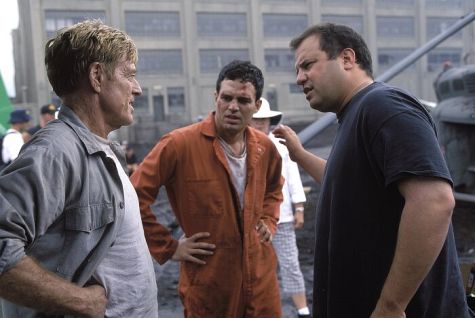 Robert Redford, Rod Lurie and Mark Ruffalo in The Last Castle (2001)
