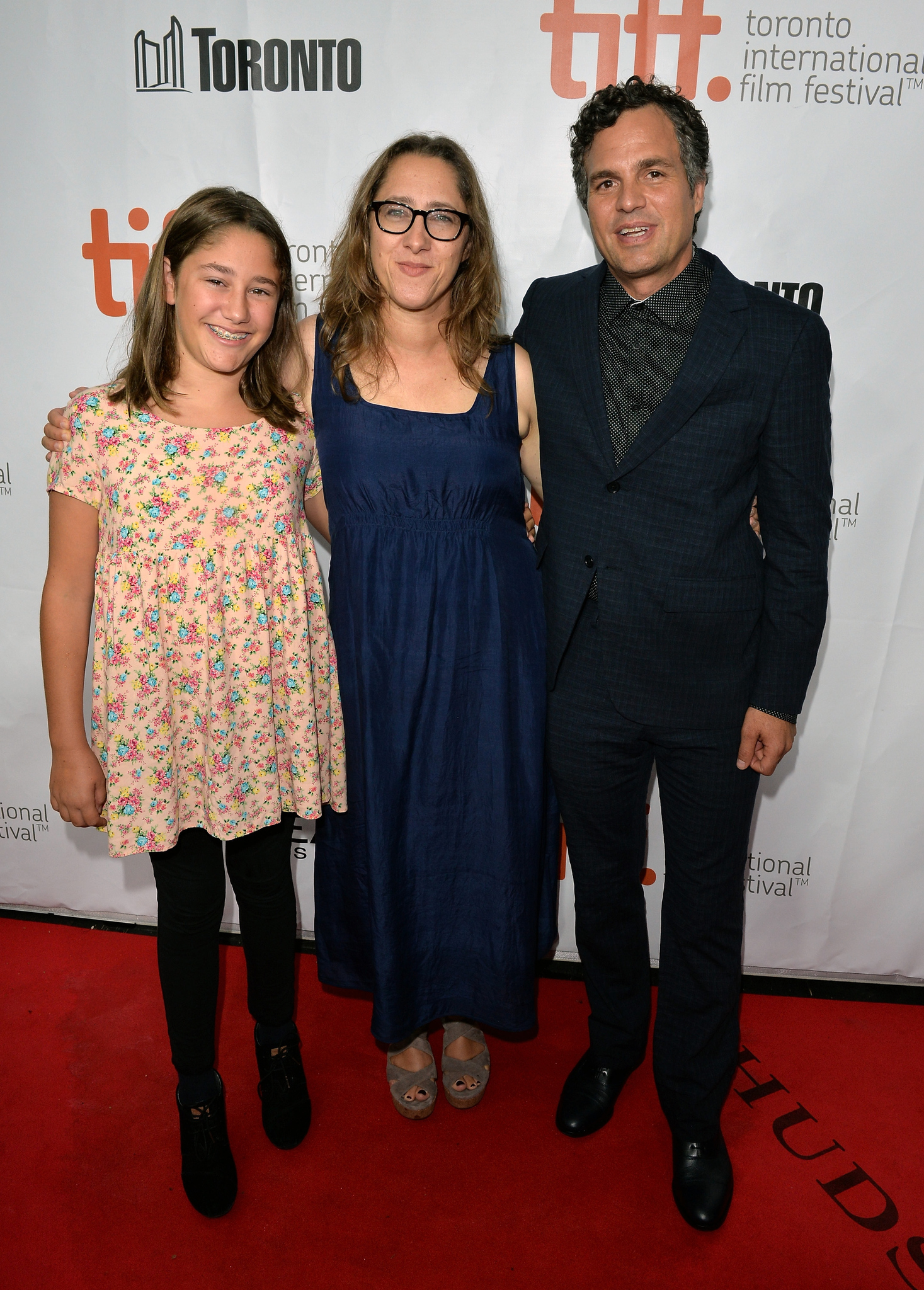 Maya Forbes, Mark Ruffalo and Imogene Wolodarsky at event of Infinitely Polar Bear (2014)