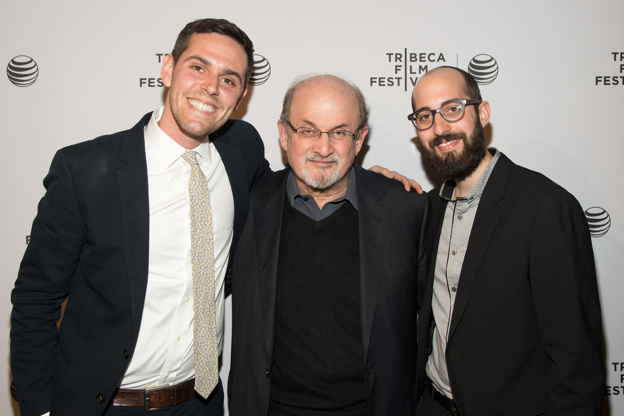 Salman Rushdie and Adam Webber