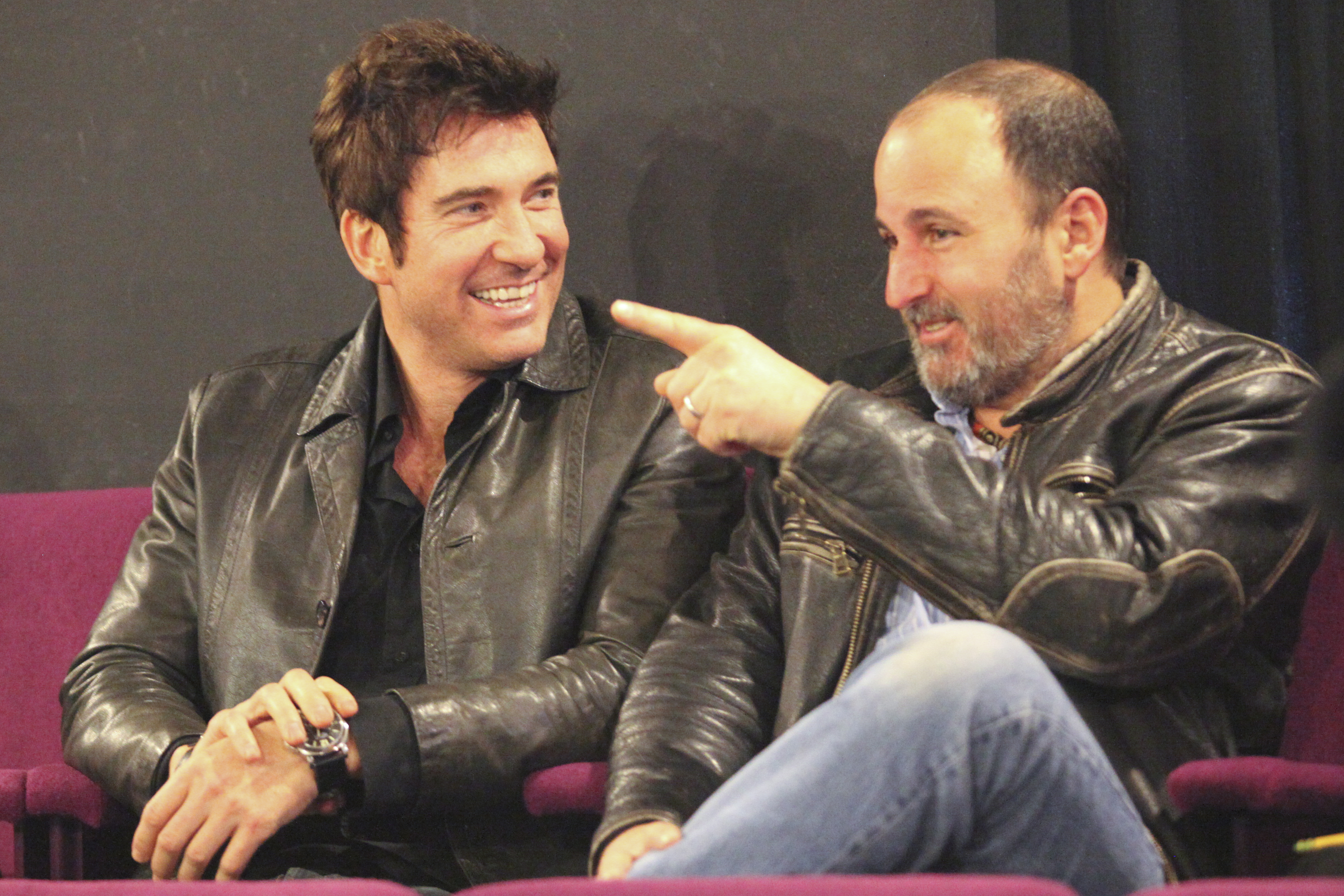 Dylan McDermott and John Ruskin teaching a Master Class