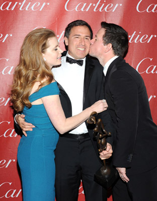 Amy Adams and David O. Russell