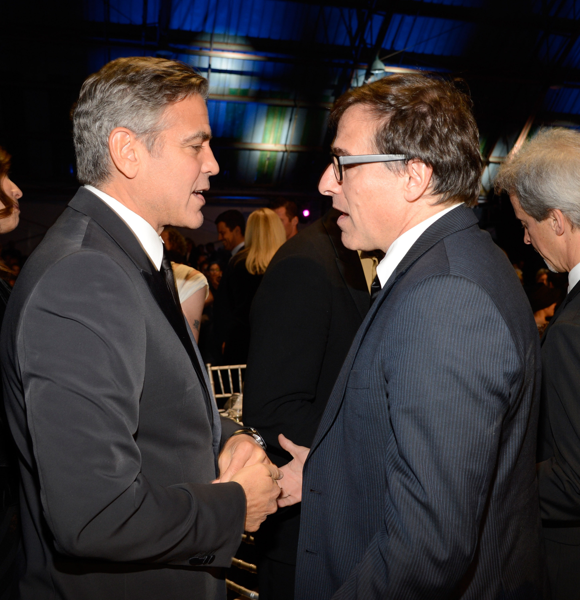 George Clooney and David O. Russell