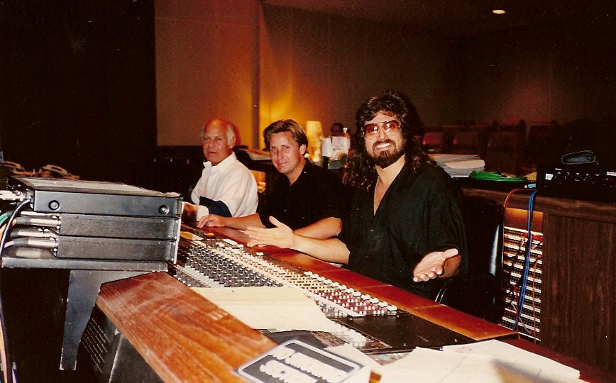 Mixing with Don Mitchell and Emilio circa 1991