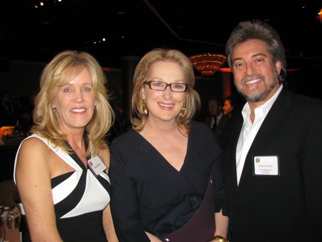 At the time of the Luncheon Meryl and I had both LOST 14 times at the Oscars.