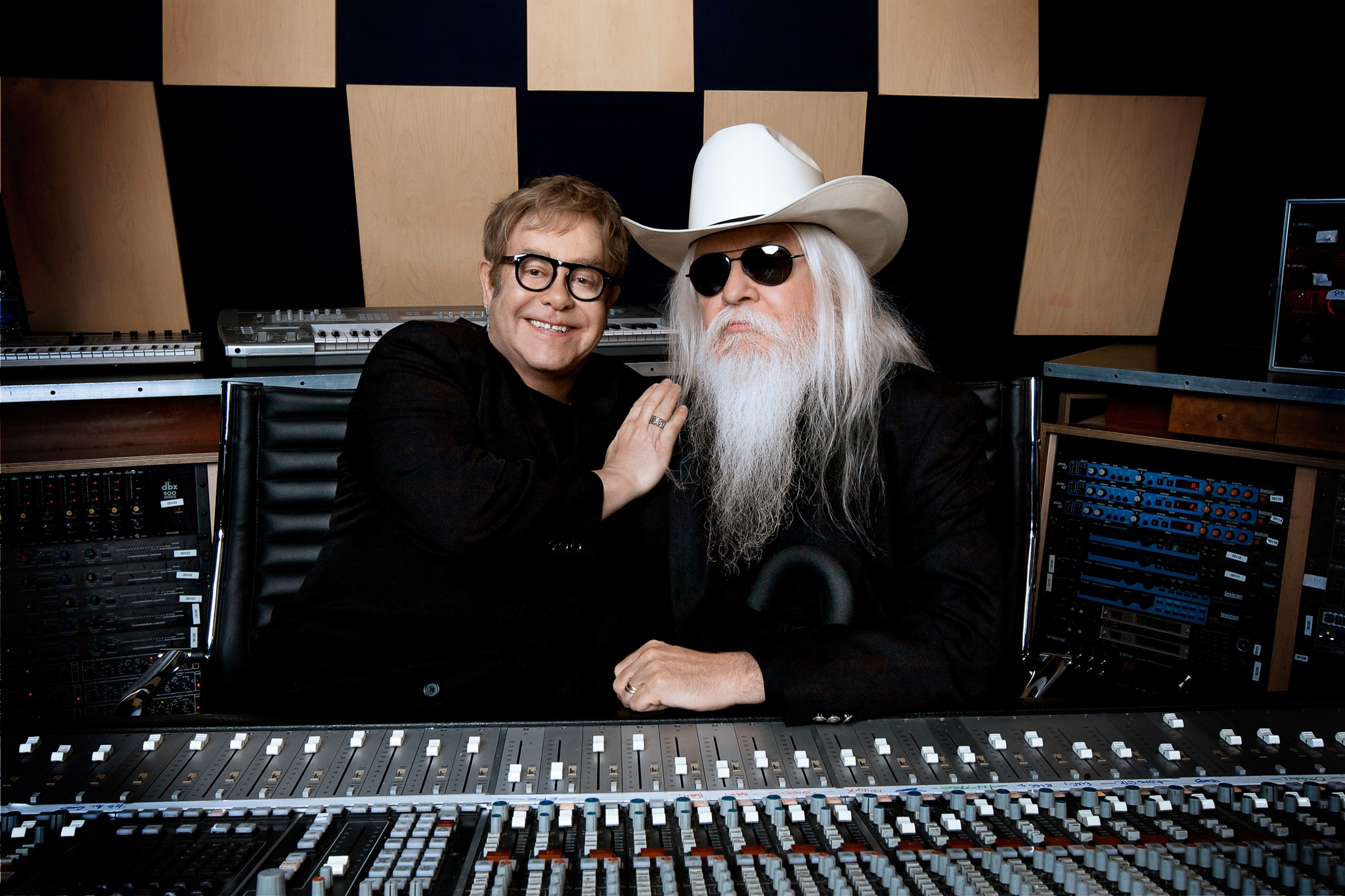 Still of Elton John and Leon Russell in The Union (2011)