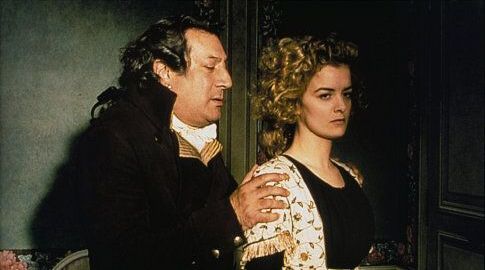 Still of Jean-Claude Dreyfus and Lucy Russell in L'anglaise et le duc (2001)