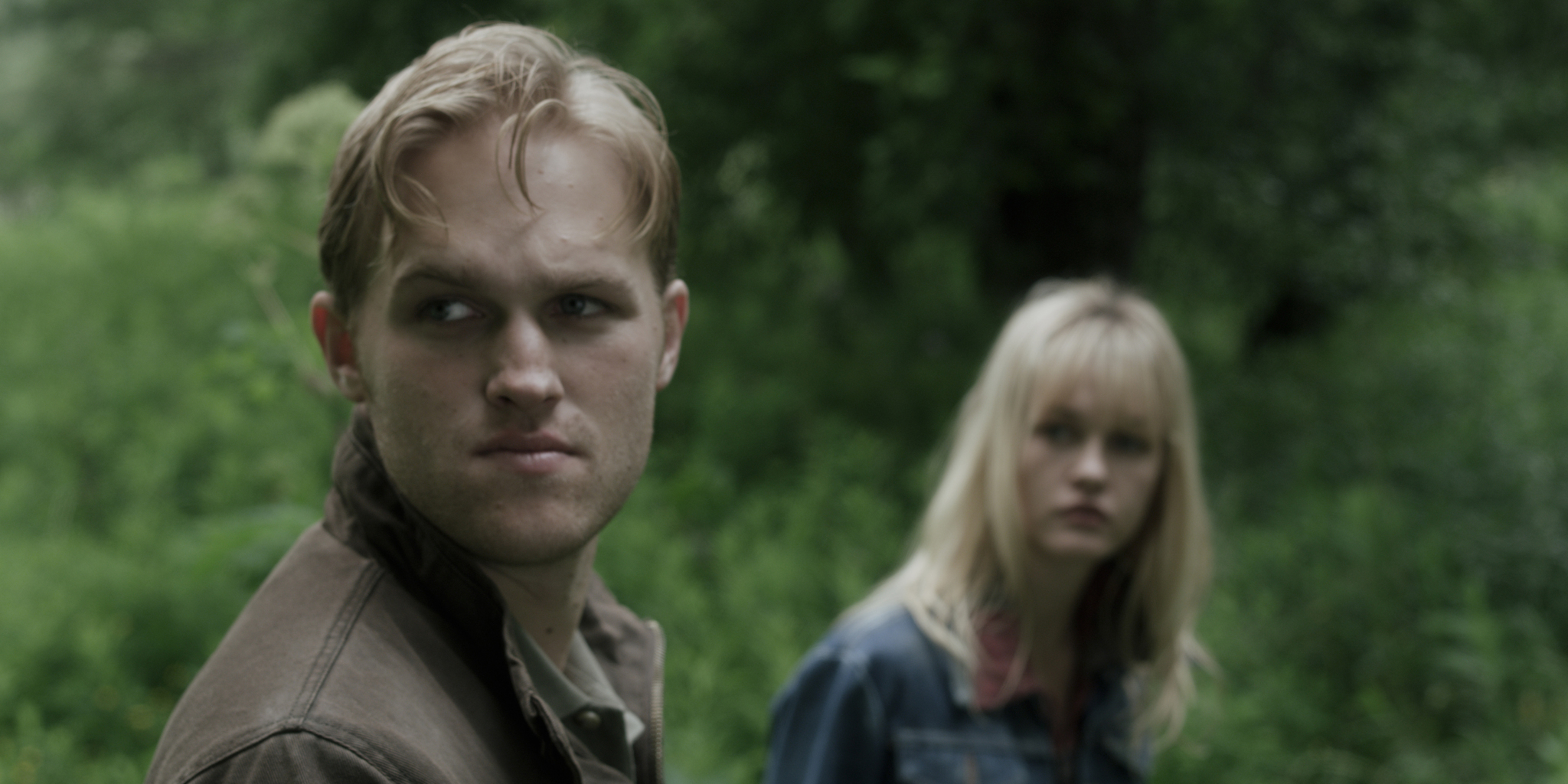 Still of Wyatt Russell and Ambyr Childers in We Are What We Are (2013)