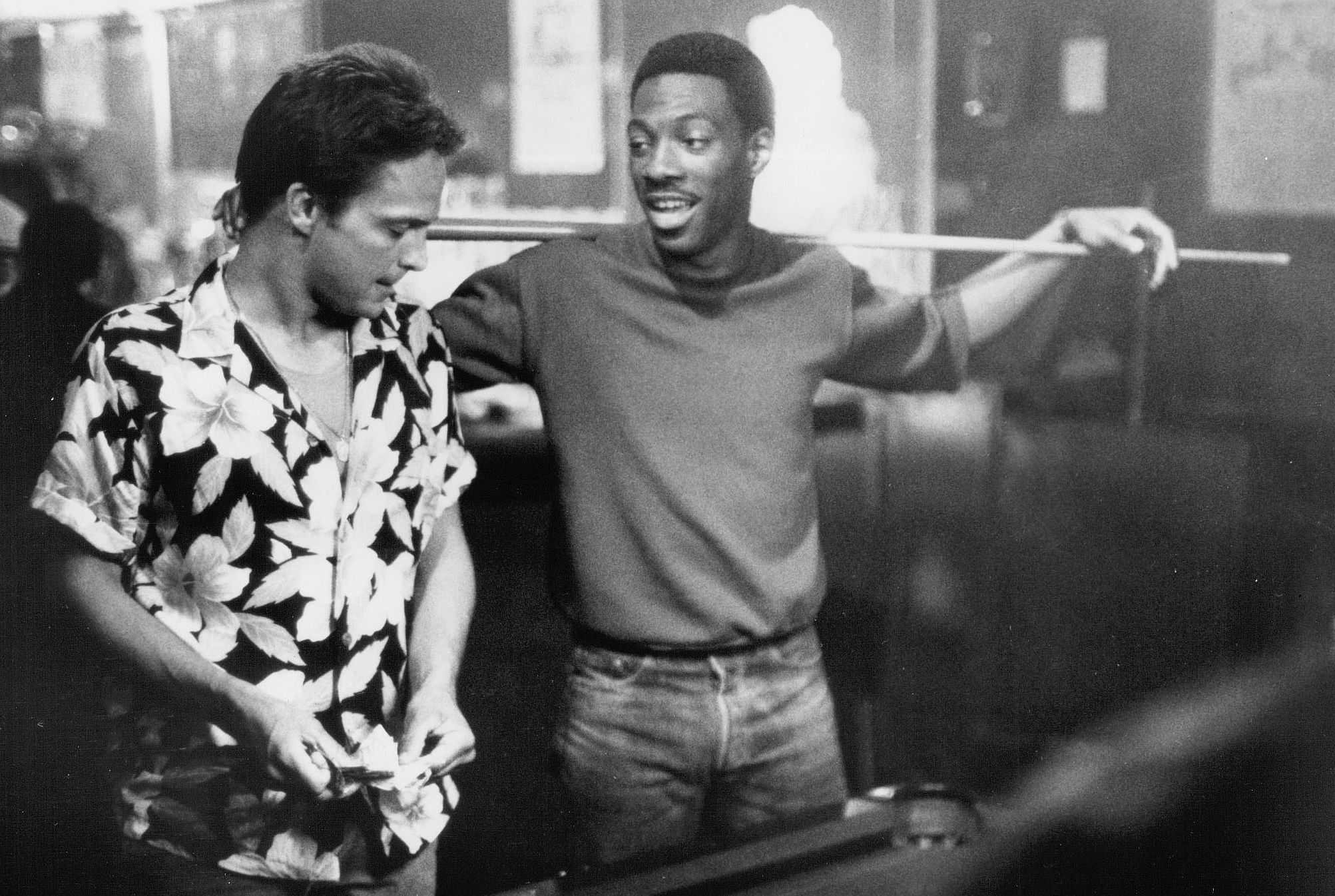 Still of Eddie Murphy and James Russo in Beverly Hills Cop (1984)