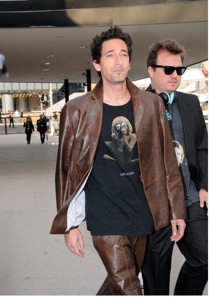 Adrien Brody and John Ryan Jr at The Cannes Film Festival