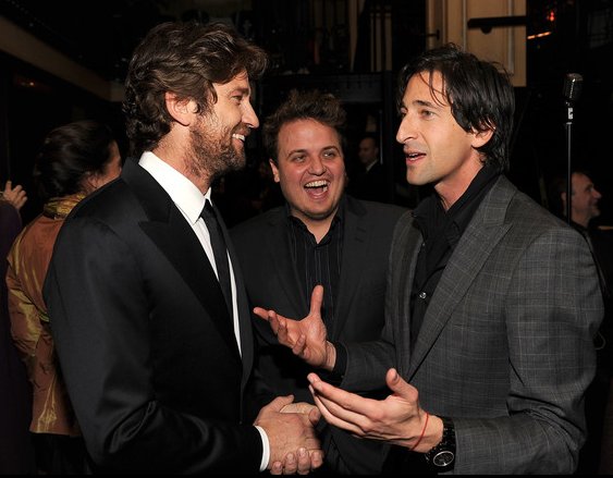 Adrien Brody, Gerard Butler and John Ryan Jr.