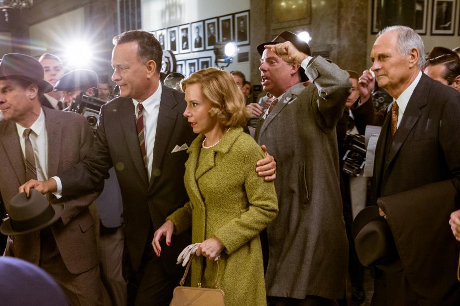 Still of Tom Hanks, Alan Alda and Amy Ryan in Bridge of Spies (2015)