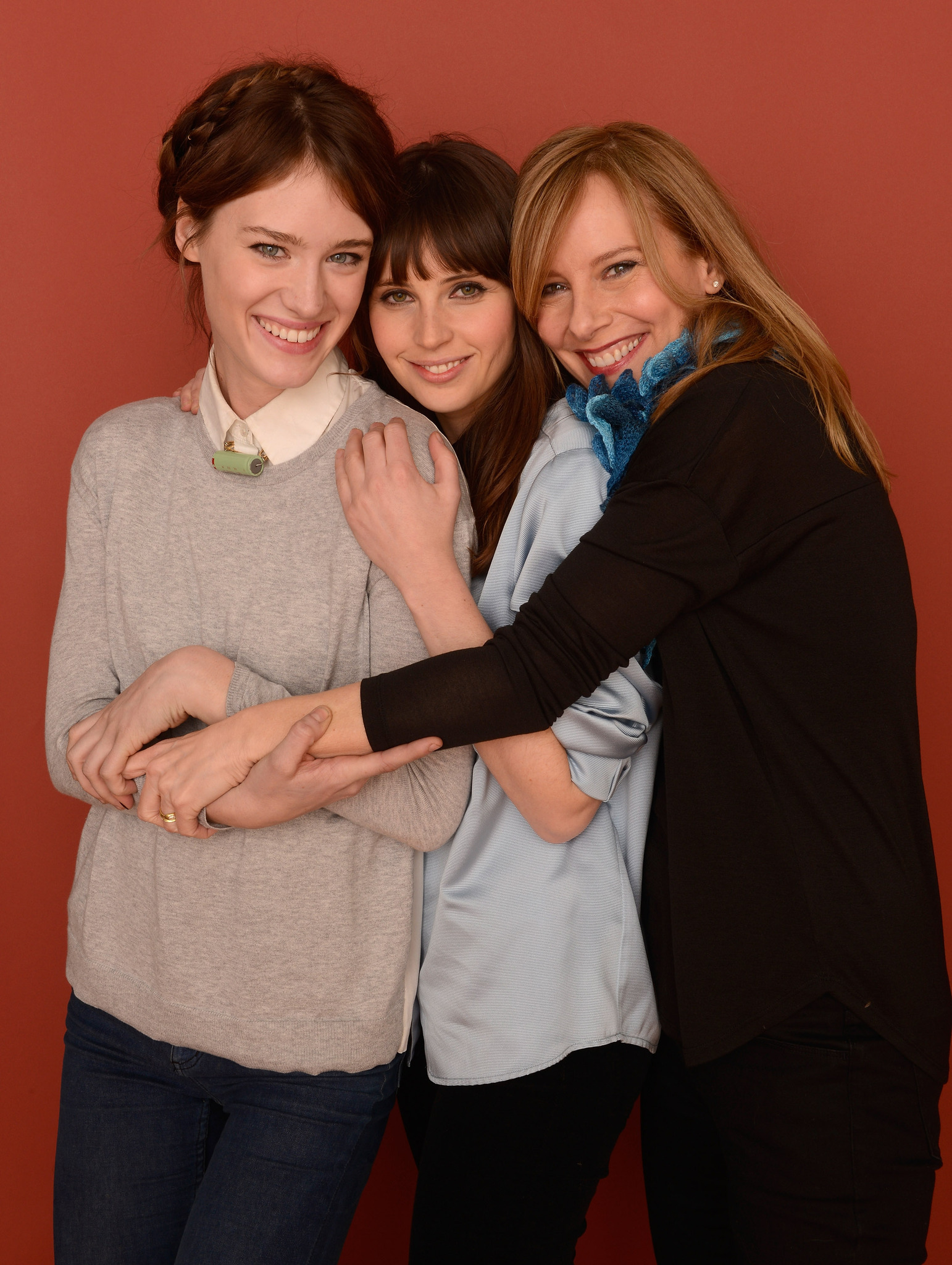 Felicity Jones, Amy Ryan and Mackenzie Davis at event of Breathe In (2013)