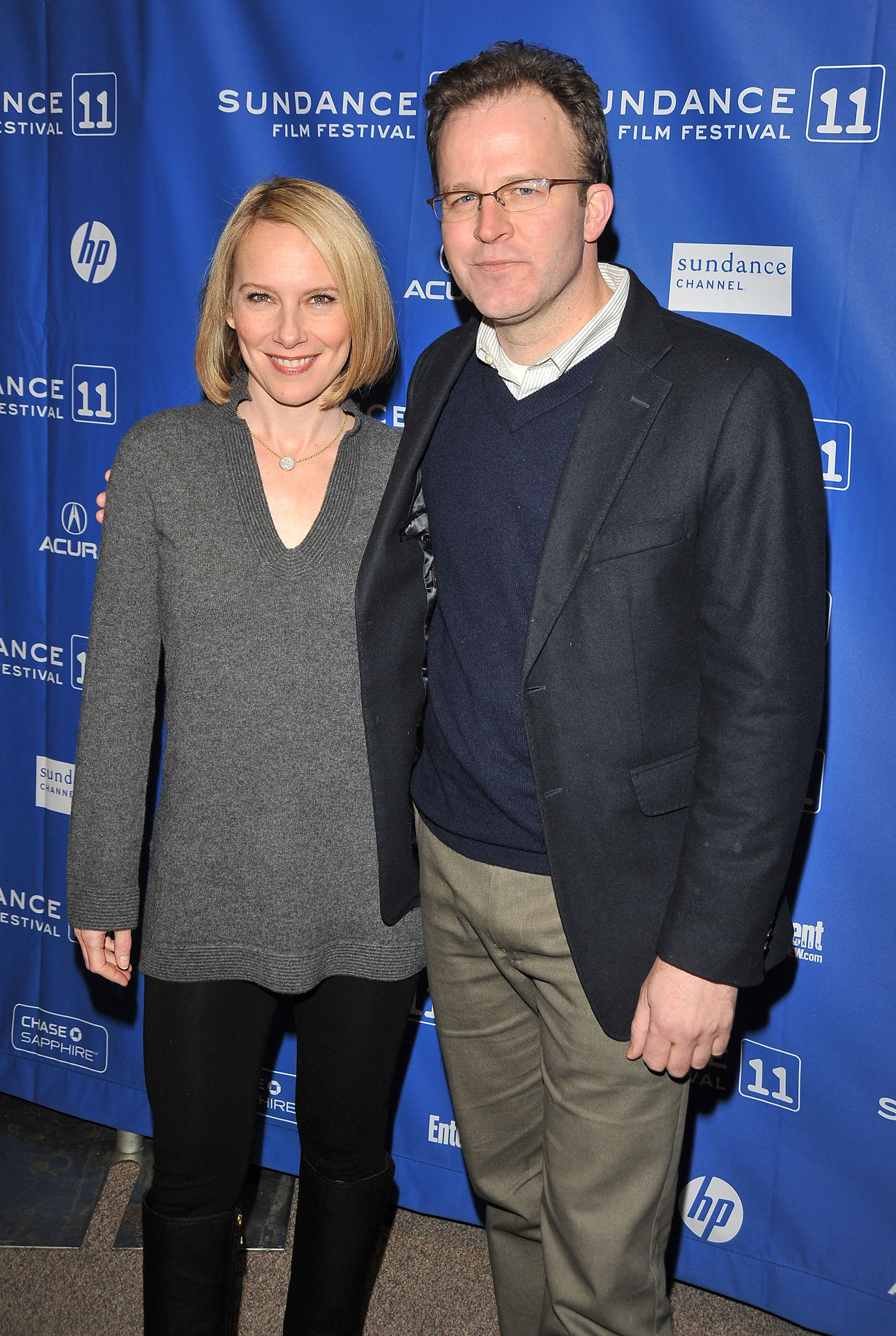Tom McCarthy and Amy Ryan at event of Win Win (2011)