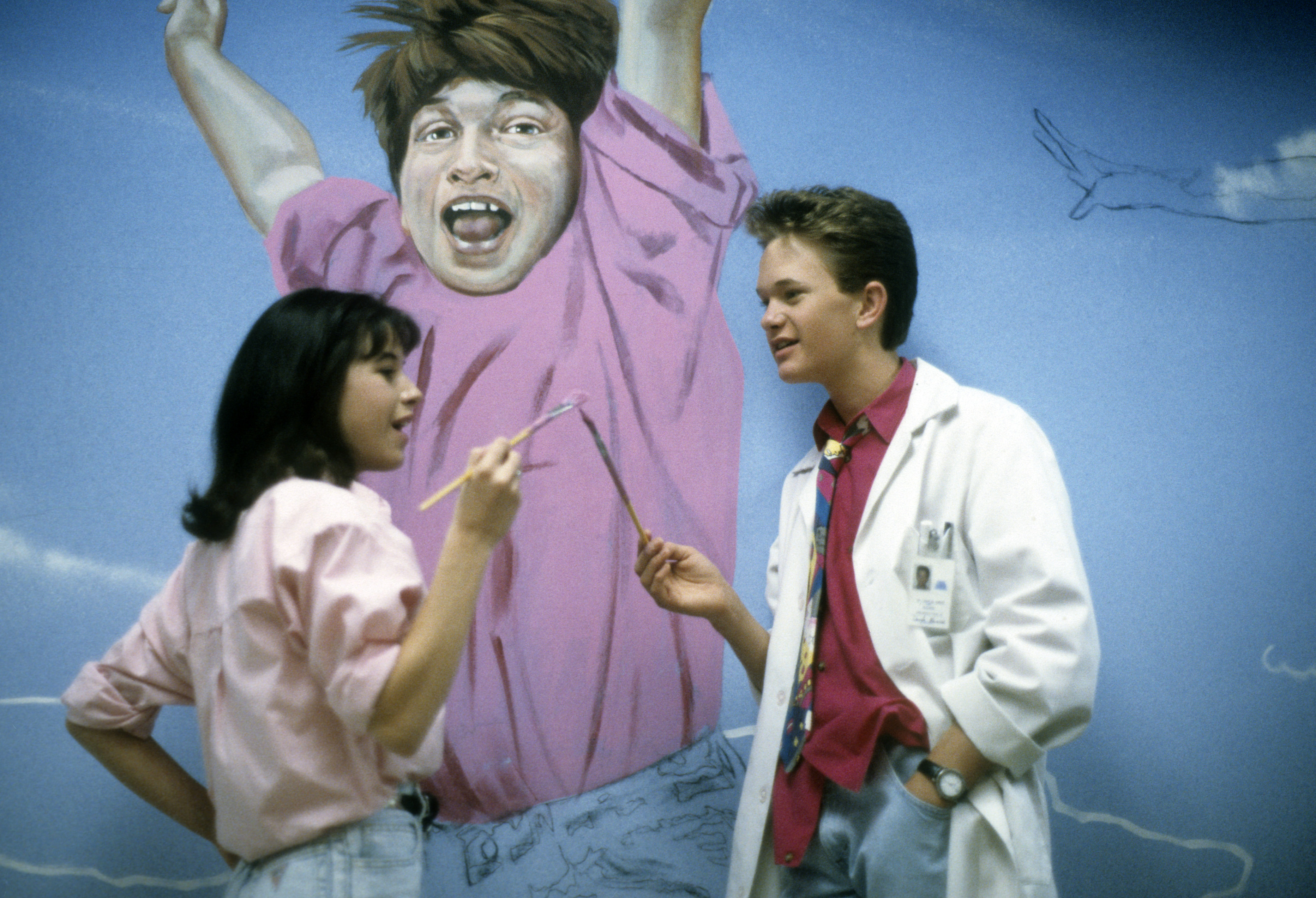 Still of Neil Patrick Harris and Lisa Dean Ryan in Doogie Howser, M.D. (1989)