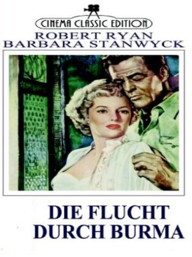 Barbara Stanwyck and Robert Ryan in Escape to Burma (1955)