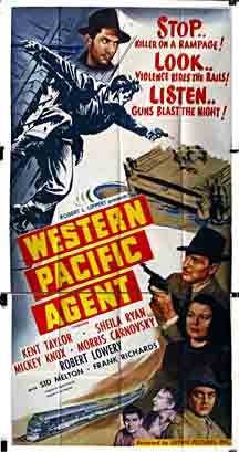 Sheila Ryan and Kent Taylor in Western Pacific Agent (1950)