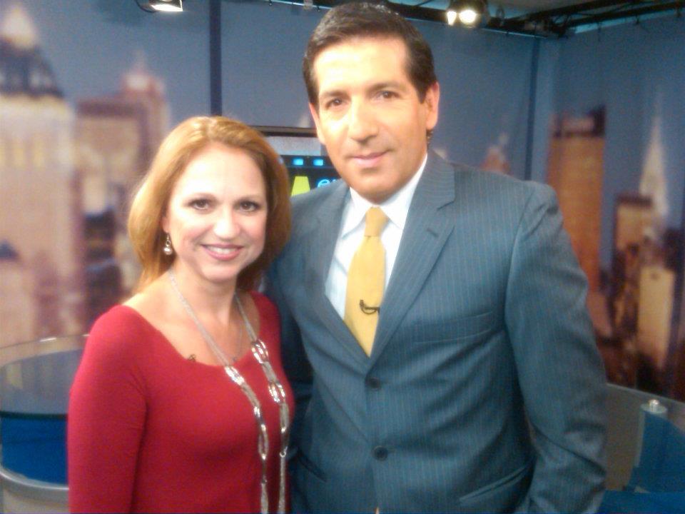 Susan Rybin w/ Victor Solano from Univision 41 New York